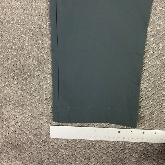 J. CREW Tech Pants Men's 31 x 30 Fits 33.5 x 29.5 Slim Fit Gray Chino Flex AA712 - Picture 13 of 15